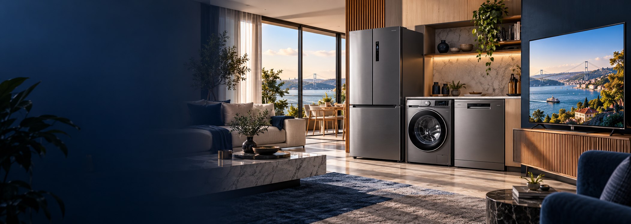 Beko ürünleri için modern ev kampanya görseli